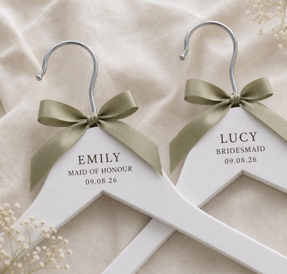 Bridesmaid Hanger White