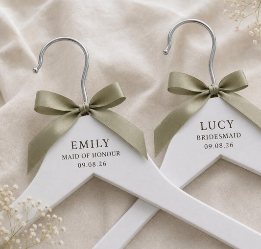 Bridesmaid Hanger White