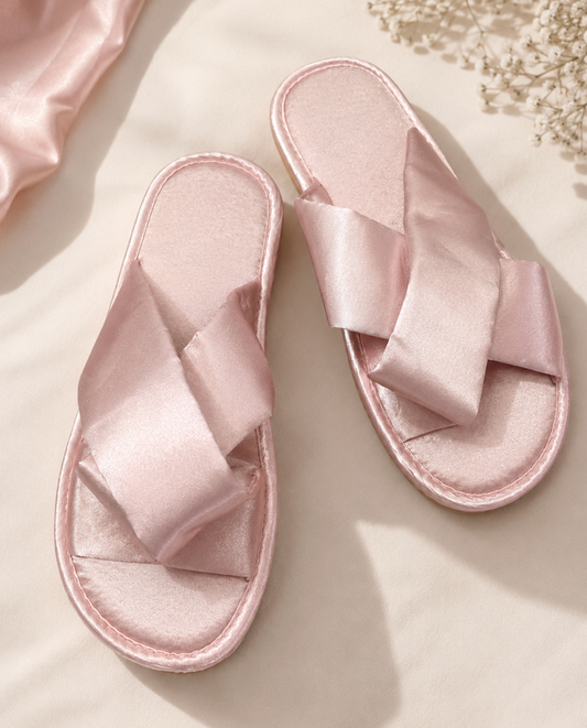 Personalised Slippers Satin